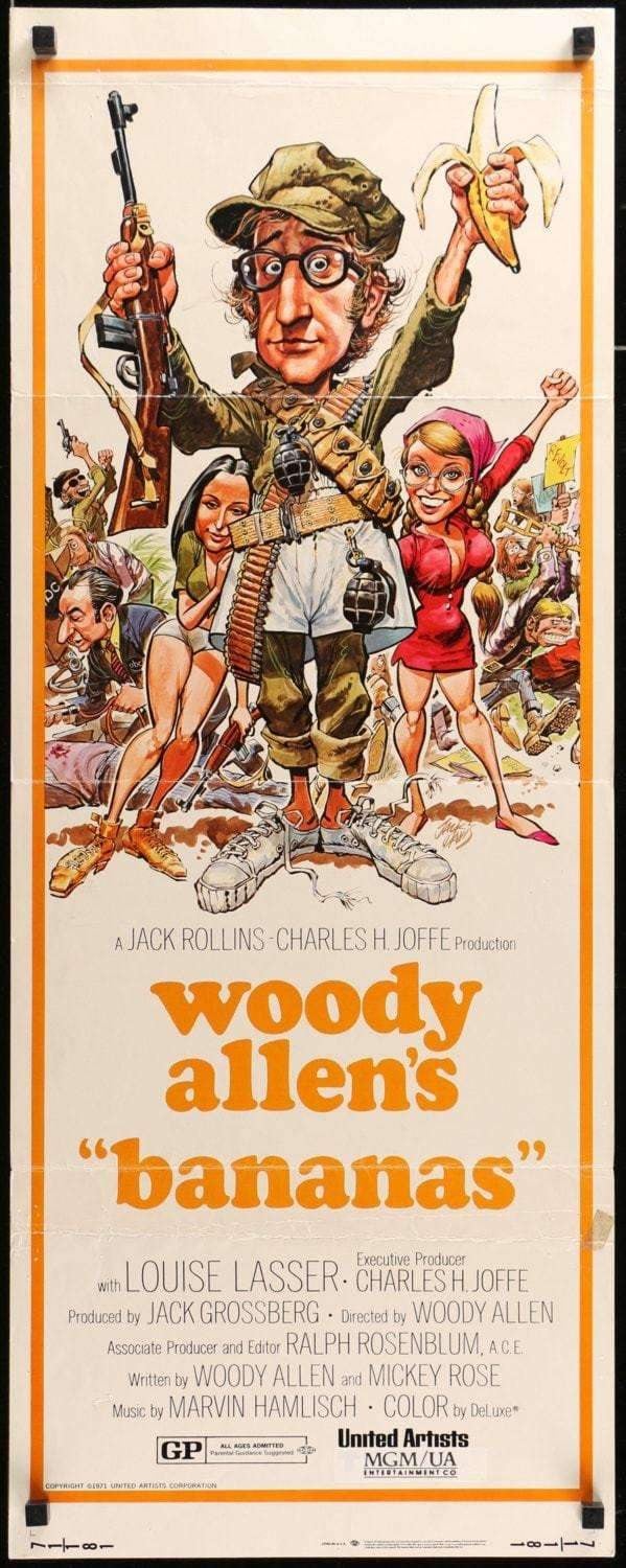 Bananas (1971) original movie poster for sale at Originalfilmart