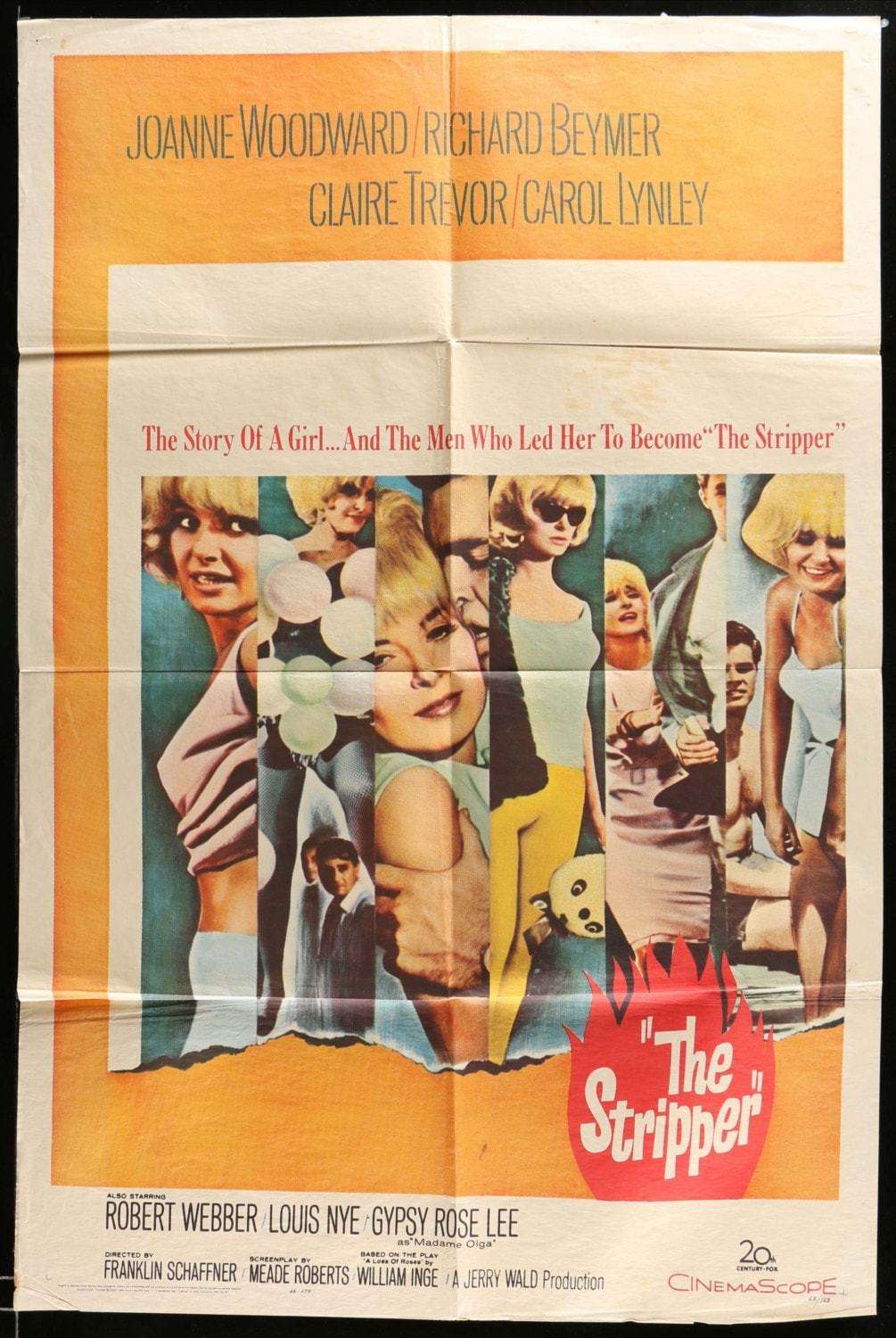 Stripper (1963) original movie poster for sale at Originalfilmart