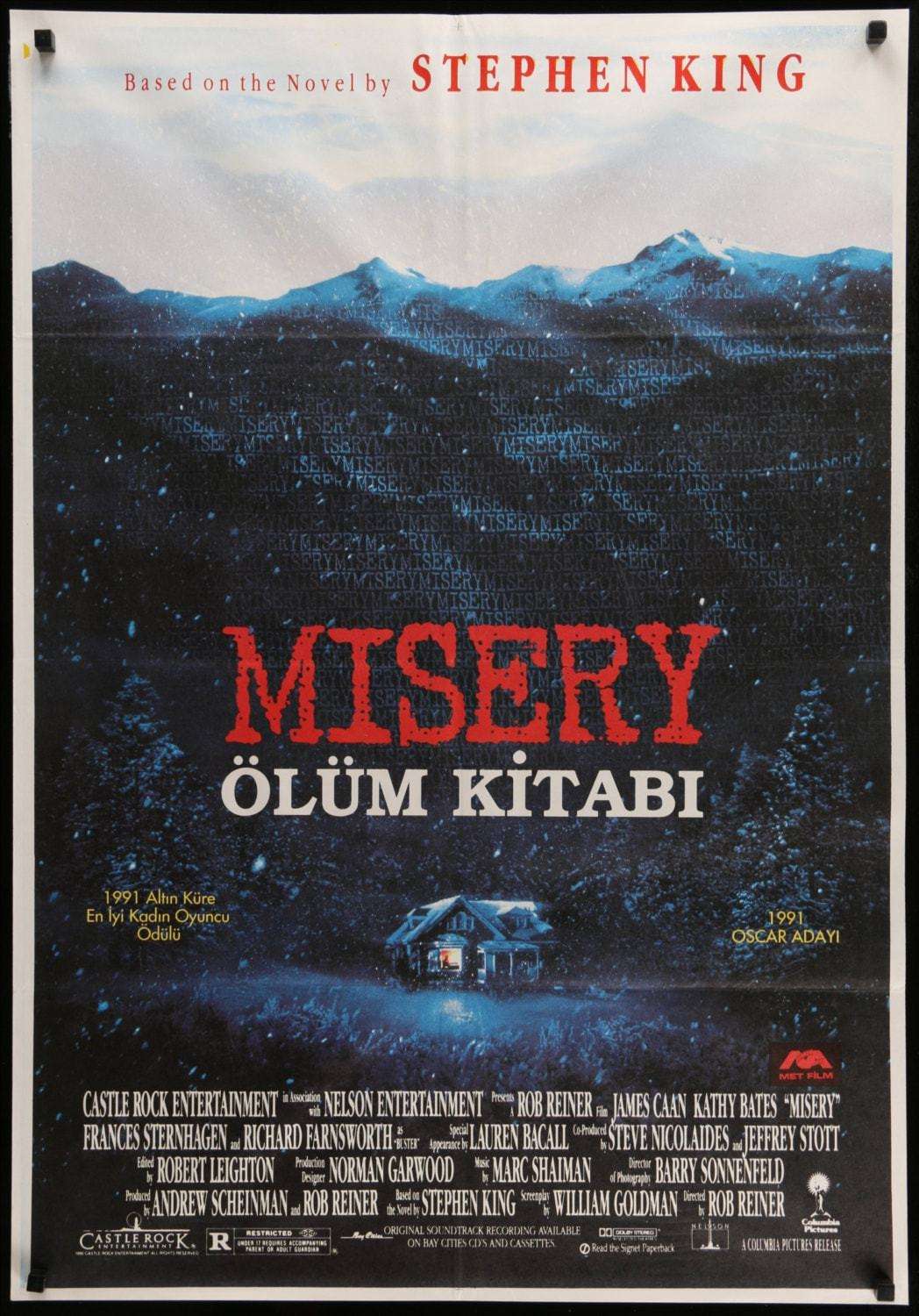 Misery (1990) original movie poster for sale at Originalfilmart