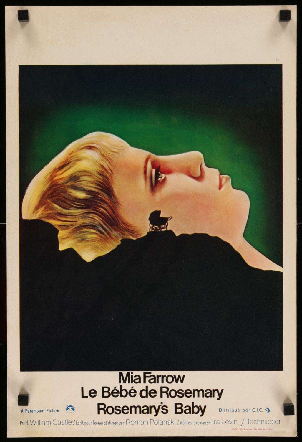 Rosemary's Baby (1968) Belgian original movie poster for sale at Originalfilmart