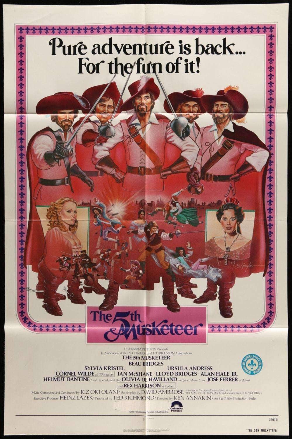 5th Musketeer (1979) original movie poster for sale at Originalfilmart