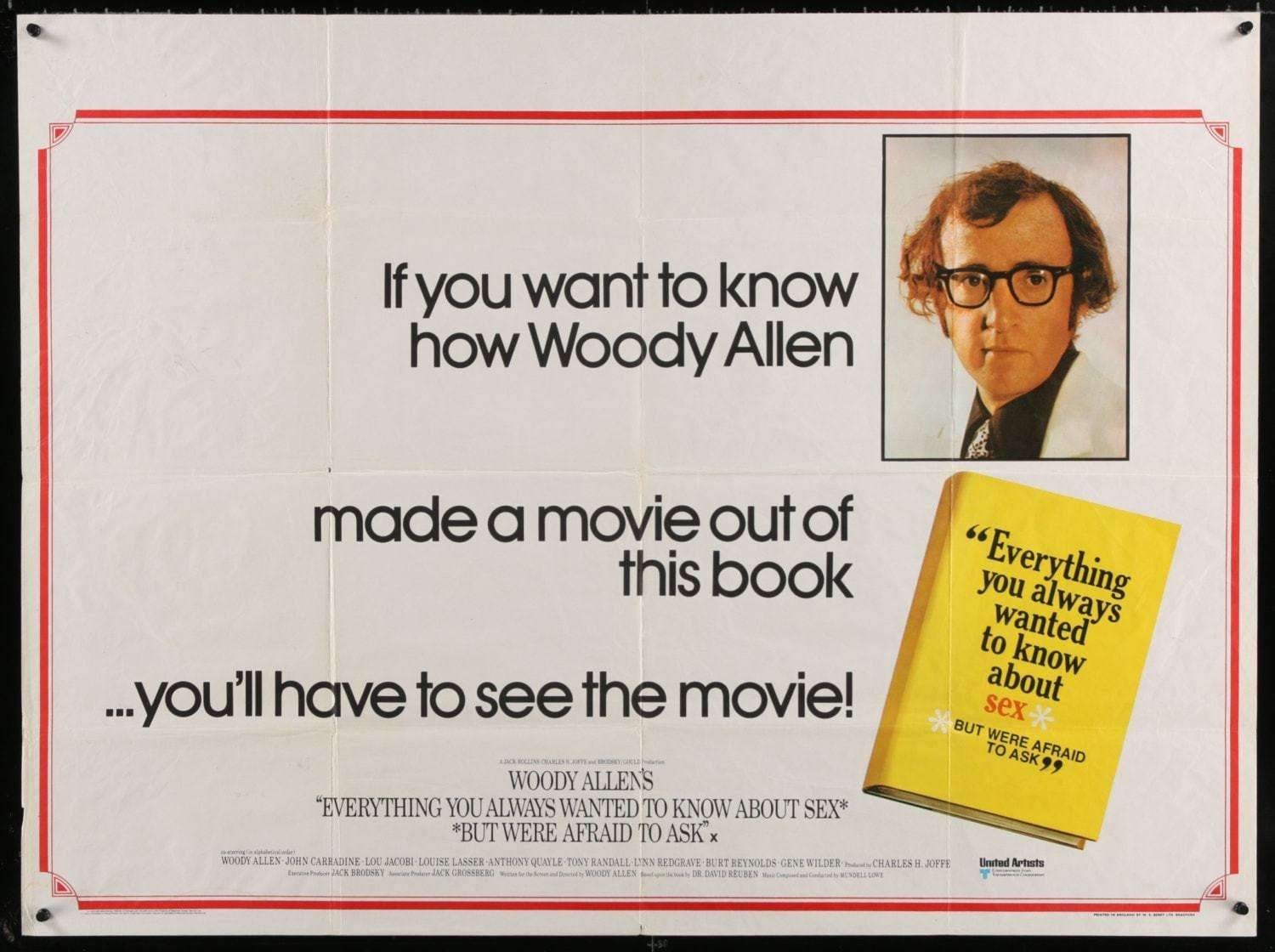 Everything You Always Wanted To Know About Sex... (1972) original movie poster for sale at Originalfilmart