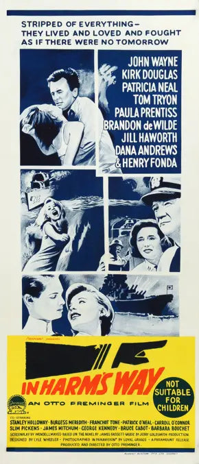 In Harm's Way (1965) original movie poster for sale at Originalfilmart