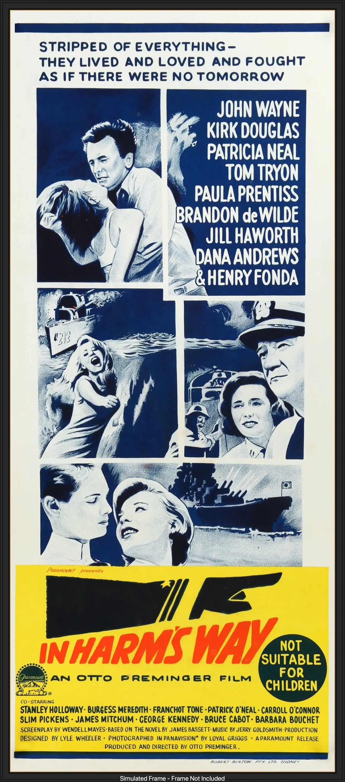 In Harm's Way (1965) original movie poster for sale at Originalfilmart