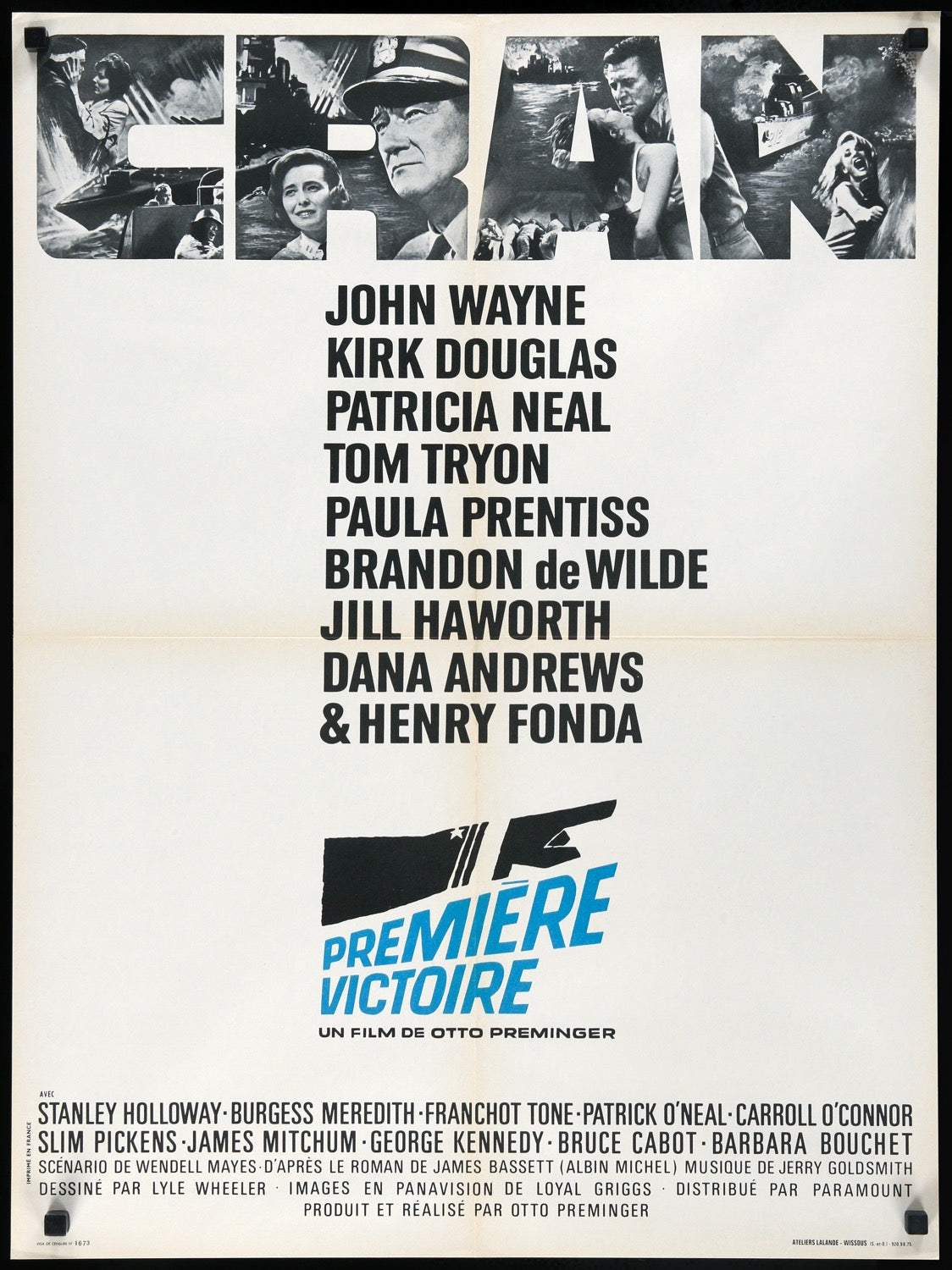In Harm's Way (1965) original movie poster for sale at Originalfilmart
