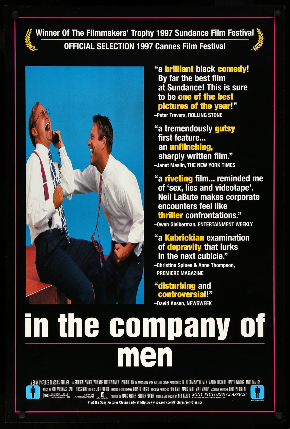 In the Company of Men (1997) original movie poster for sale at Originalfilmart