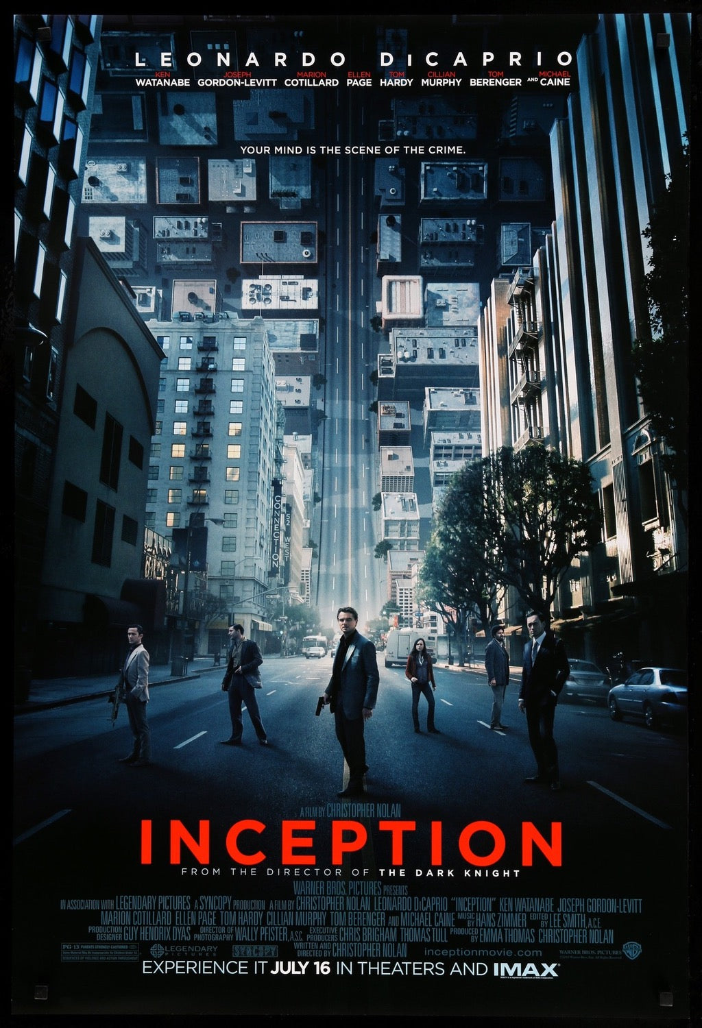 Inception (2010) original movie poster for sale at Originalfilmart