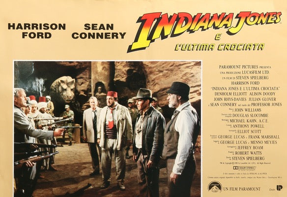 Indiana Jones and the Last Crusade (1989) original movie poster for sale at Originalfilmart