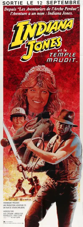 Indiana Jones and the Temple of Doom (1984) original movie poster for sale at Originalfilmart