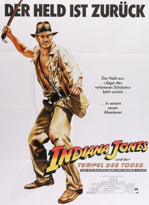 Indiana Jones and the Temple of Doom (1984) original movie poster for sale at Originalfilmart