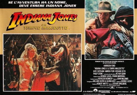 Indiana Jones and the Temple of Doom (1984) original movie poster for sale at Originalfilmart