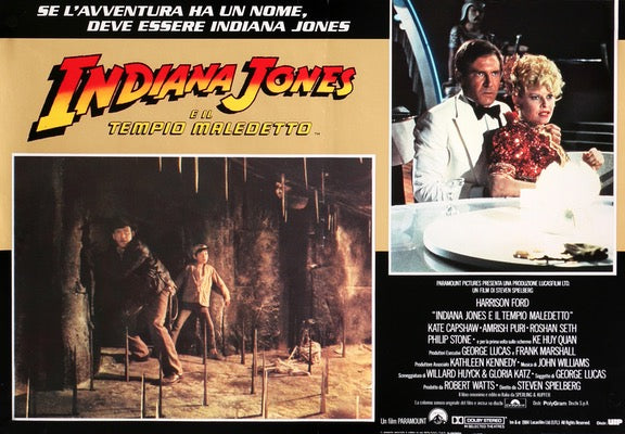 Indiana Jones and the Temple of Doom (1984) original movie poster for sale at Originalfilmart