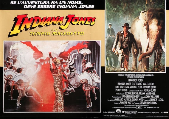 Indiana Jones and the Temple of Doom (1984) original movie poster for sale at Originalfilmart