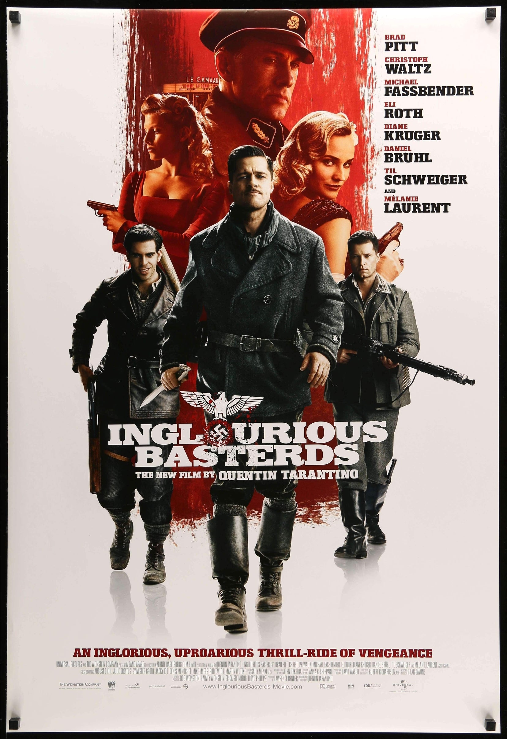 Inglourious Basterds (2009) original movie poster for sale at Originalfilmart