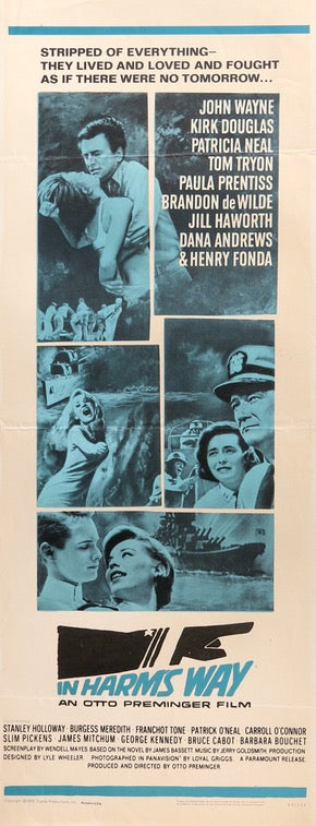 In Harm's Way (1965) original movie poster for sale at Originalfilmart