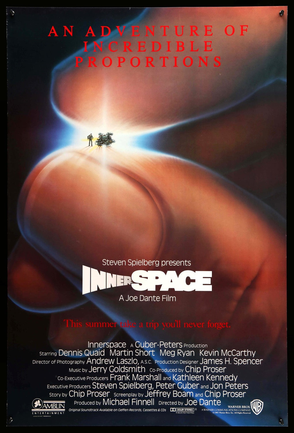 Innerspace (1987) original movie poster for sale at Originalfilmart