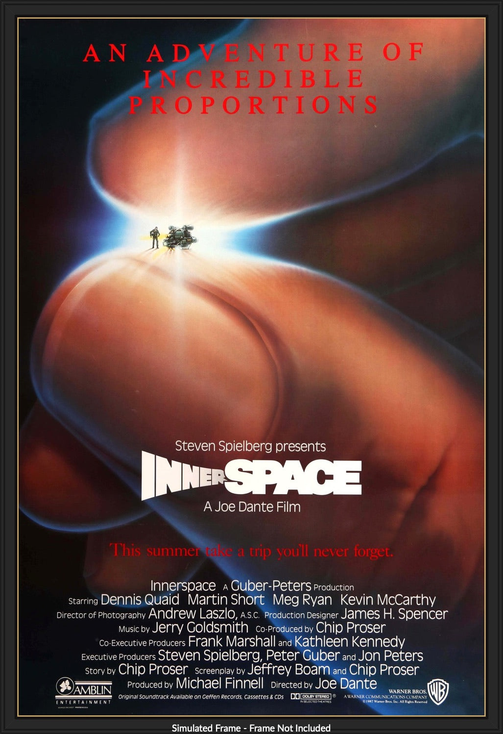 Innerspace (1987) original movie poster for sale at Originalfilmart