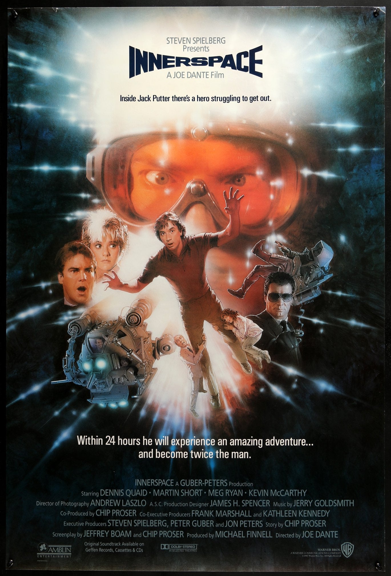 Innerspace (1987) original movie poster for sale at Originalfilmart