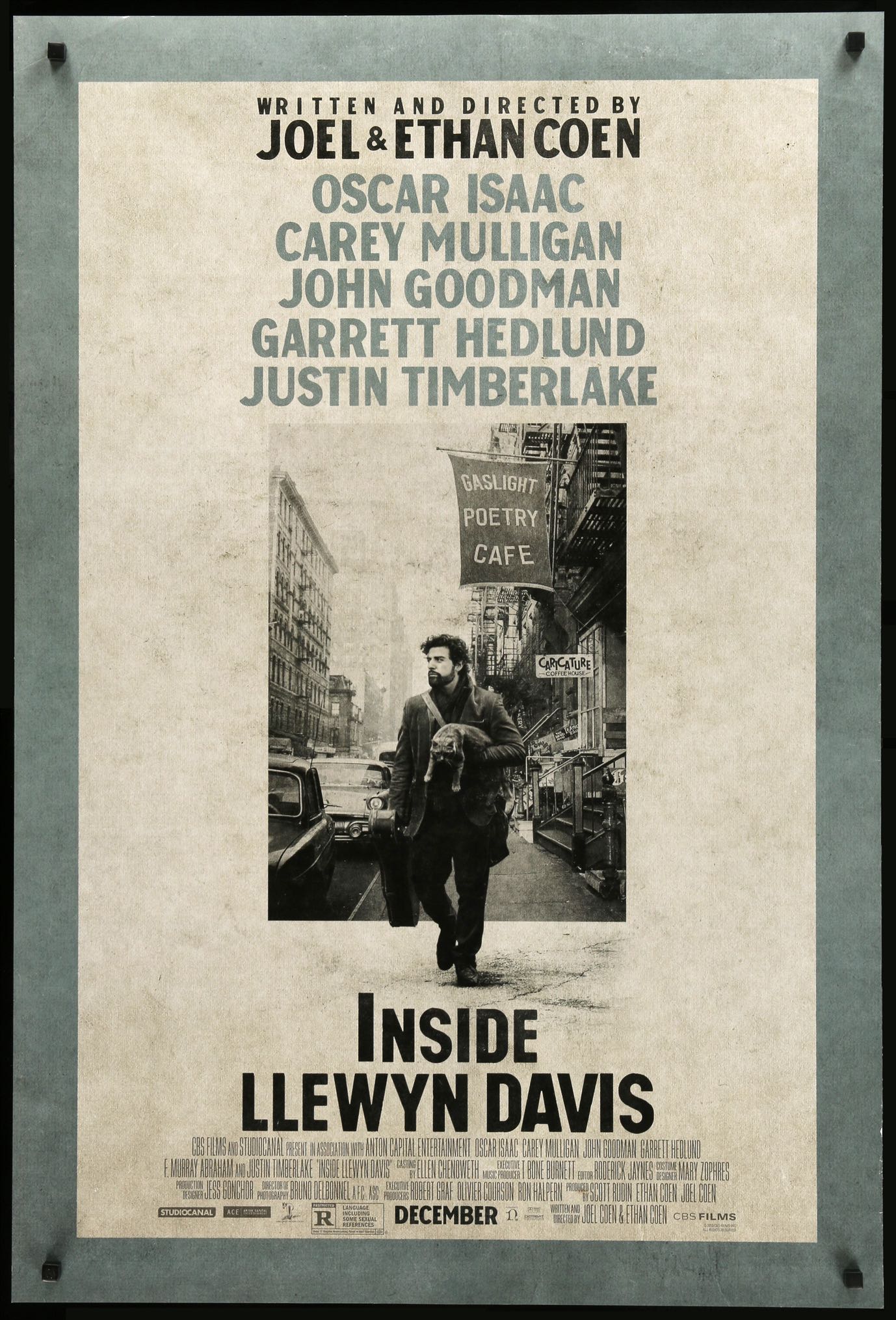 Inside Llewyn Davis (2013) original movie poster for sale at Originalfilmart