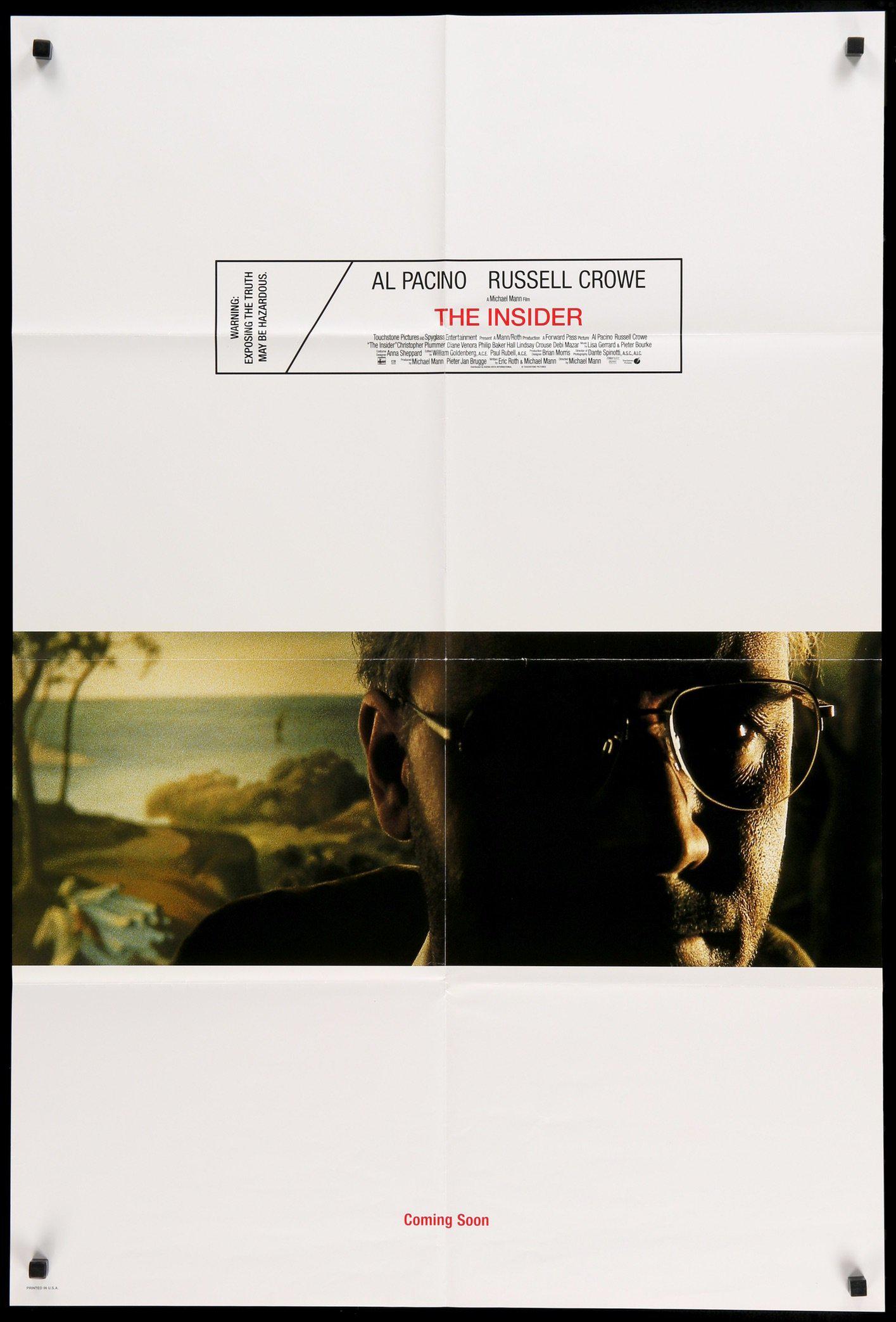 Insider (1999) original movie poster for sale at Originalfilmart