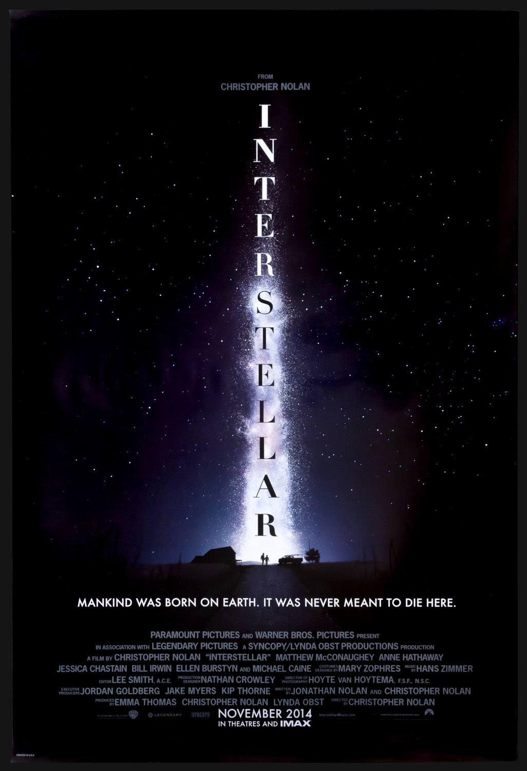 Interstellar (2014) original movie poster for sale at Originalfilmart
