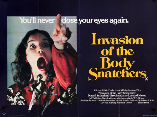 Invasion of the Body Snatchers (1978) original movie poster for sale at Originalfilmart