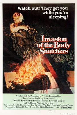 Invasion of the Body Snatchers (1978) original movie poster for sale at Originalfilmart