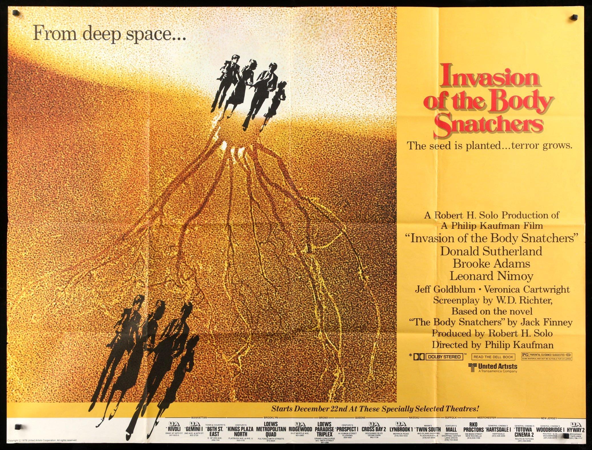 Invasion of the Body Snatchers (1978) original movie poster for sale at Originalfilmart