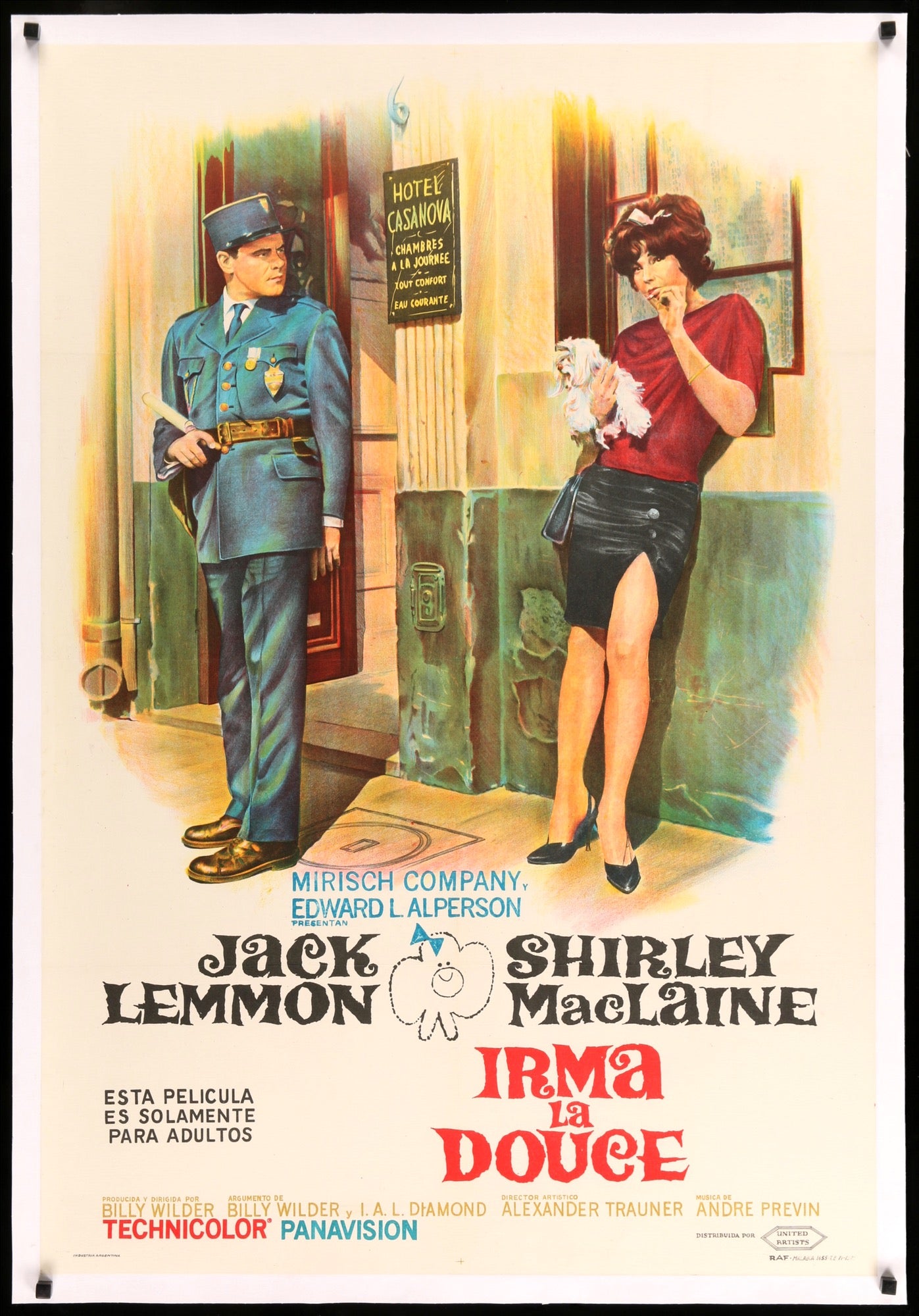 Irma La Douce (1963) original movie poster for sale at Originalfilmart