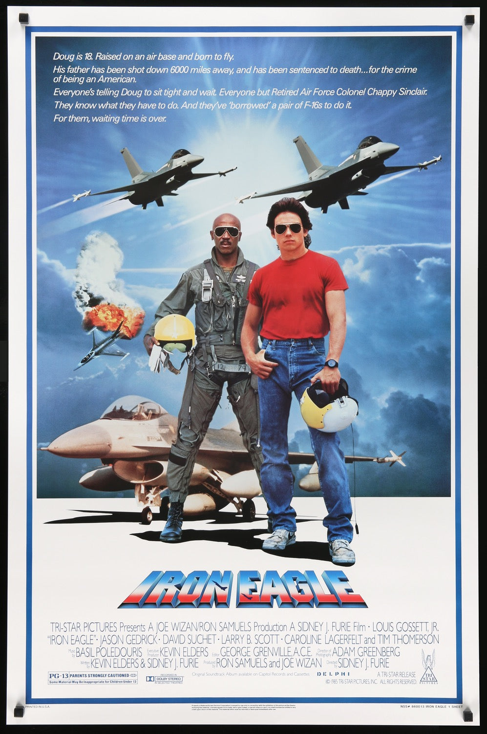 Iron Eagle (1986) original movie poster for sale at Originalfilmart