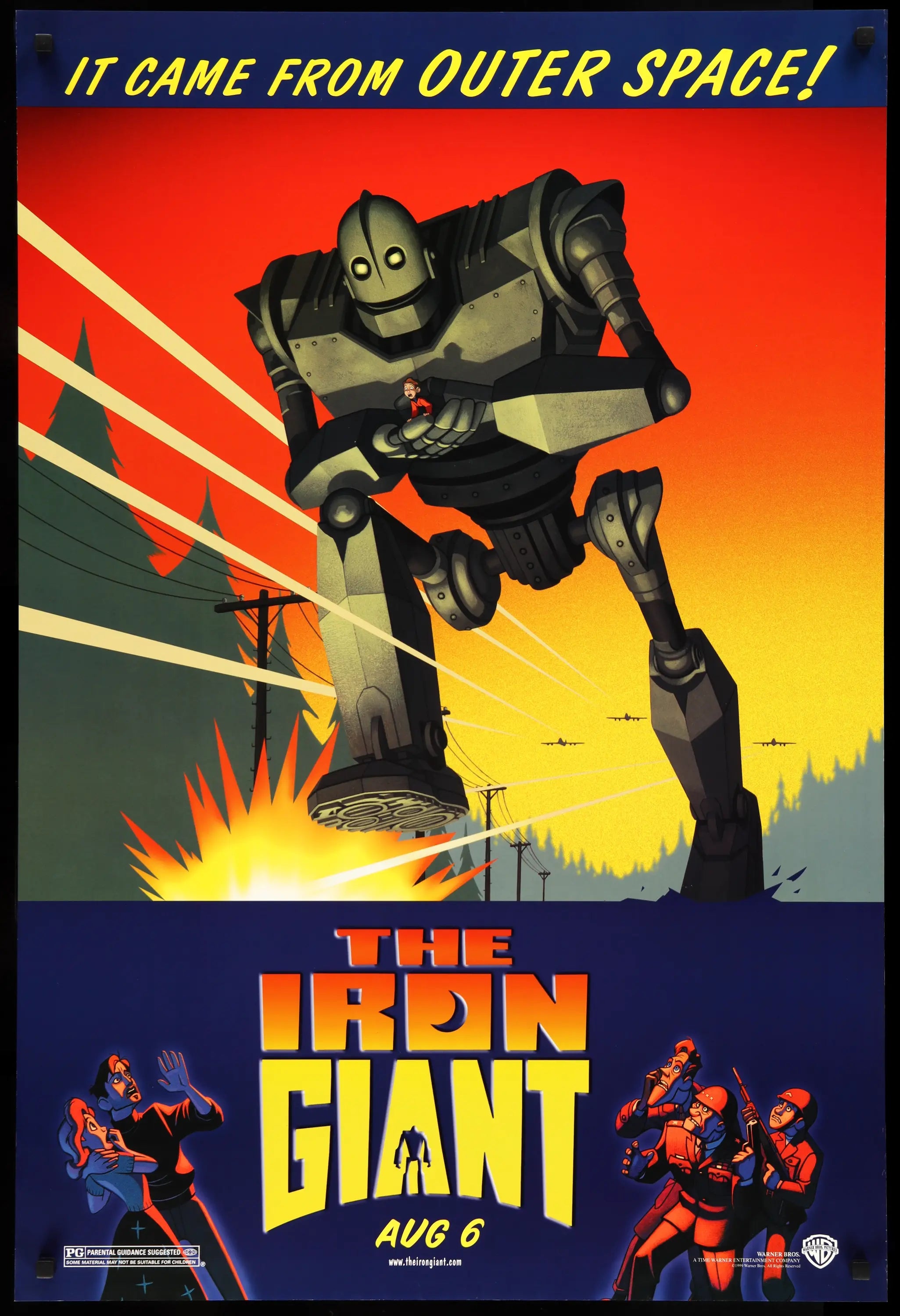 Iron Giant (1999) original movie poster for sale at Originalfilmart
