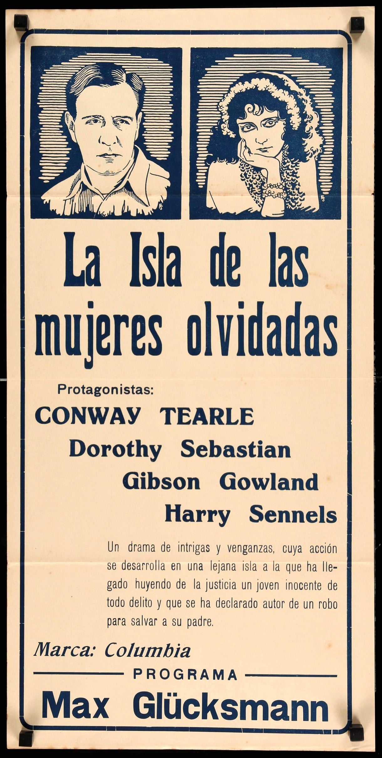 Isle of Forgotten Women (1927) original movie poster for sale at Originalfilmart