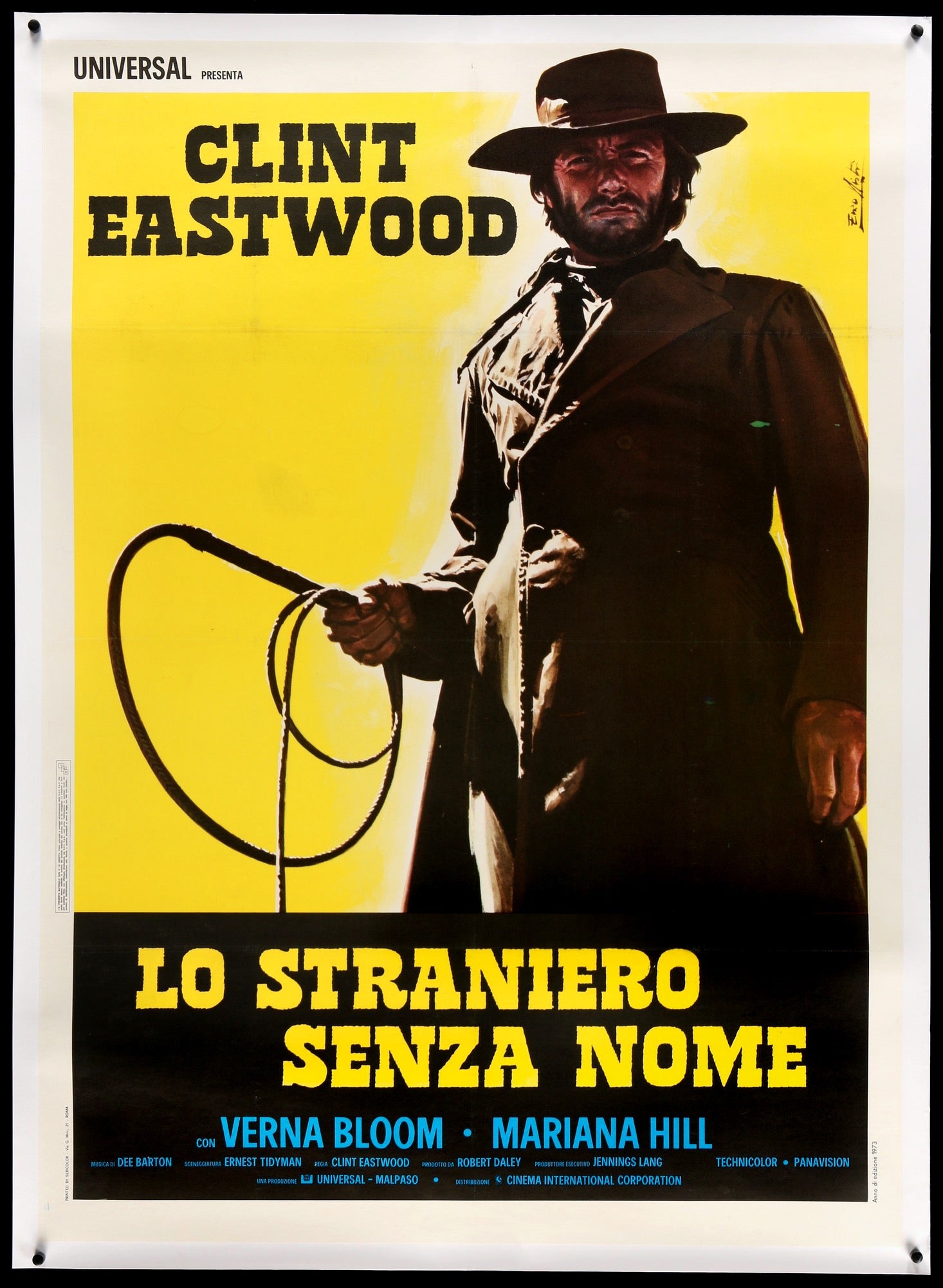 High Plains Drifter (1973) original movie poster for sale at Originalfilmart