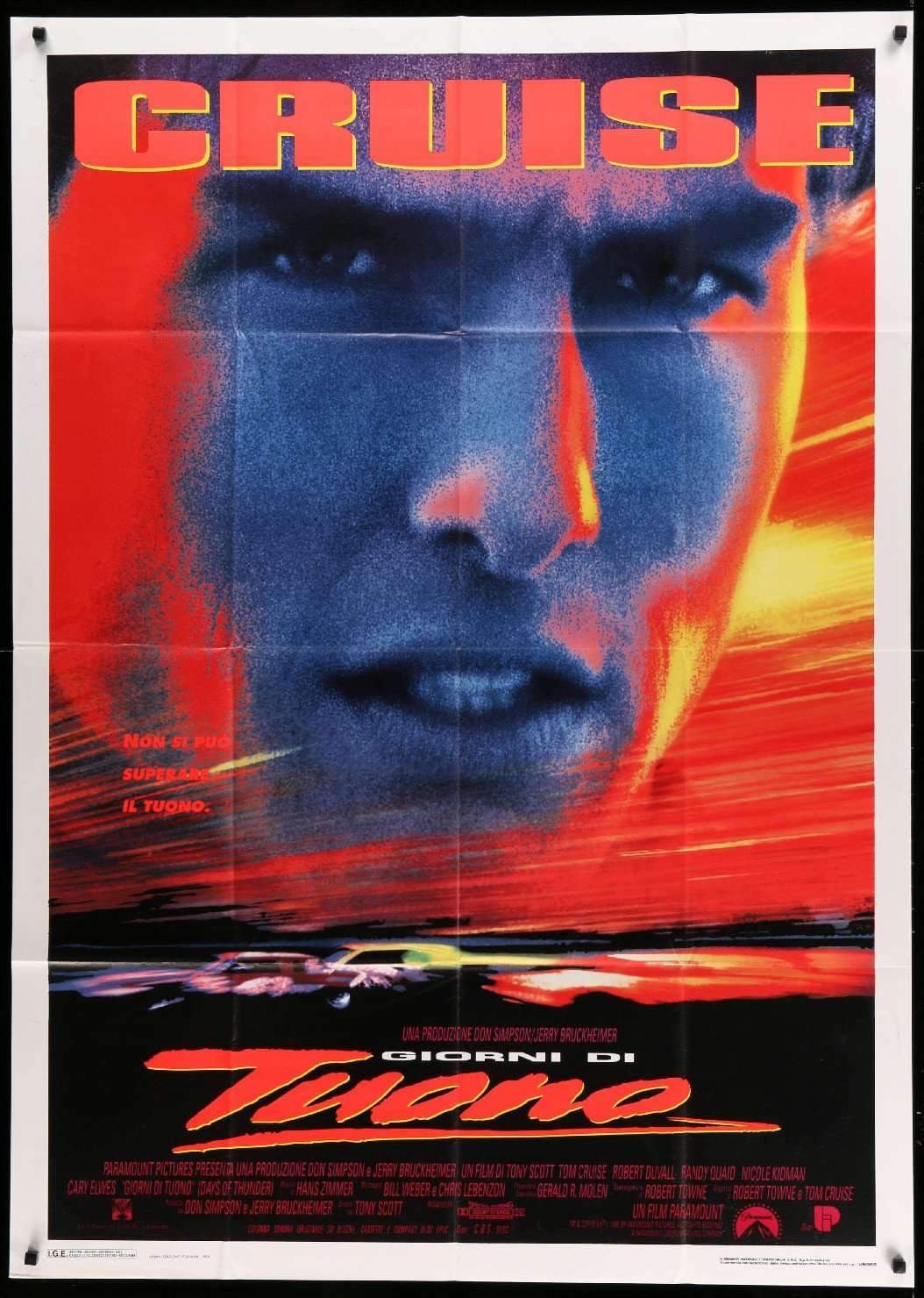 Days of Thunder (1990) original movie poster for sale at Originalfilmart