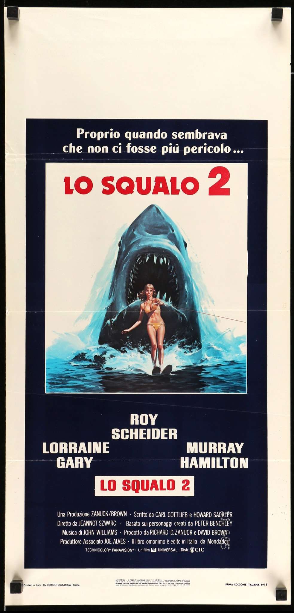 Jaws 2 (1978) original movie poster for sale at Originalfilmart