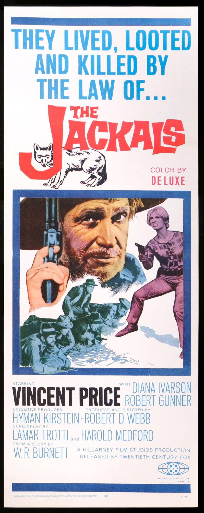 Jackals (1967) original movie poster for sale at Originalfilmart