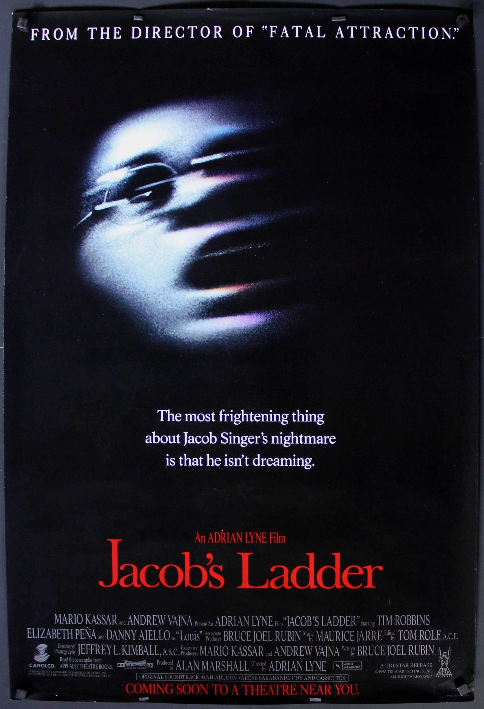 Jacob's Ladder (1990) original movie poster for sale at Originalfilmart