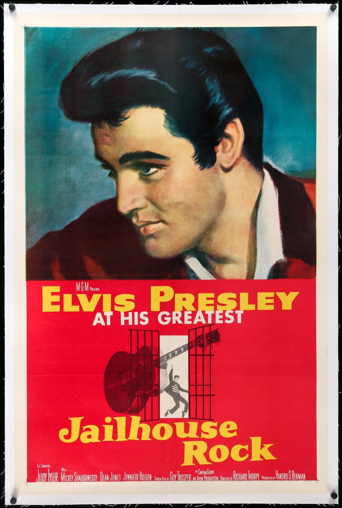 Jailhouse Rock (1957) original movie poster for sale at Originalfilmart
