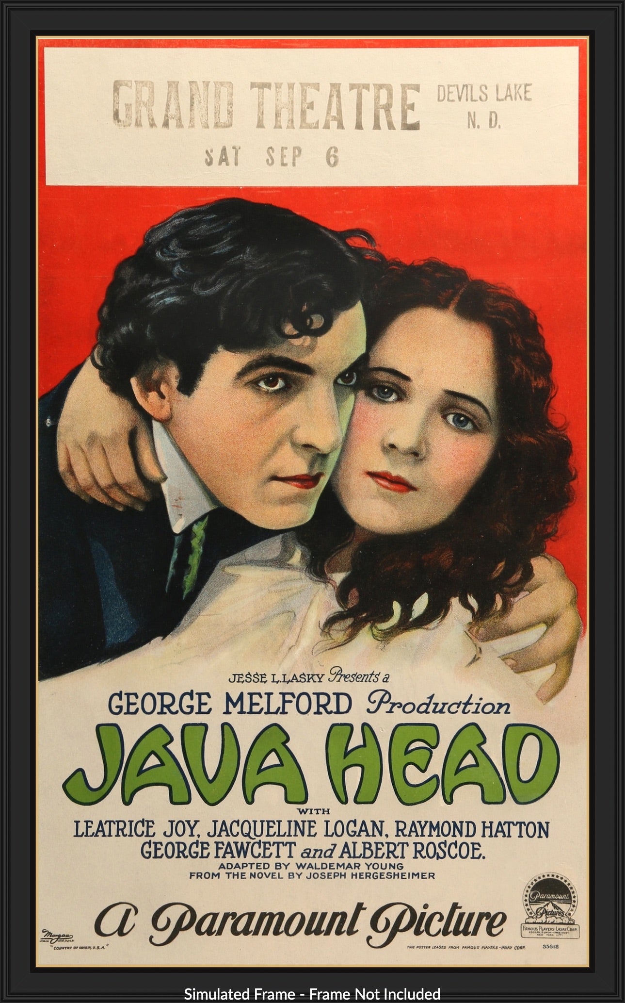 Java Head (1923) original movie poster for sale at Originalfilmart