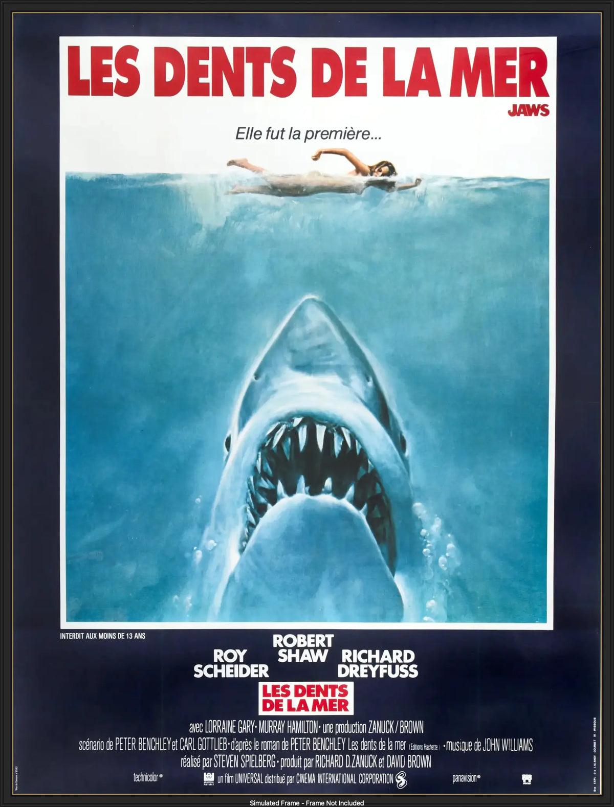 Jaws (1975) original movie poster for sale at Originalfilmart