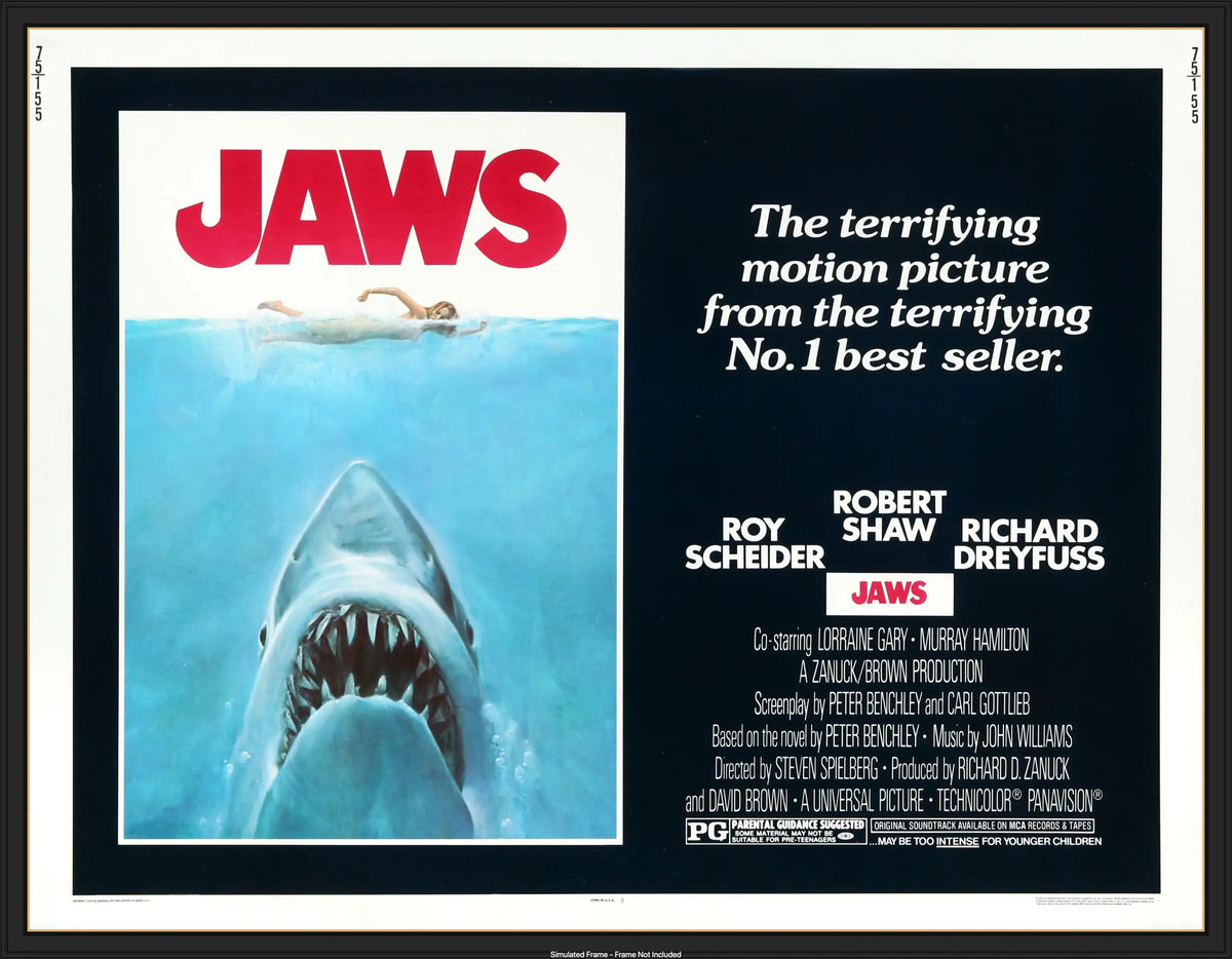 Jaws (1975) original movie poster for sale at Originalfilmart
