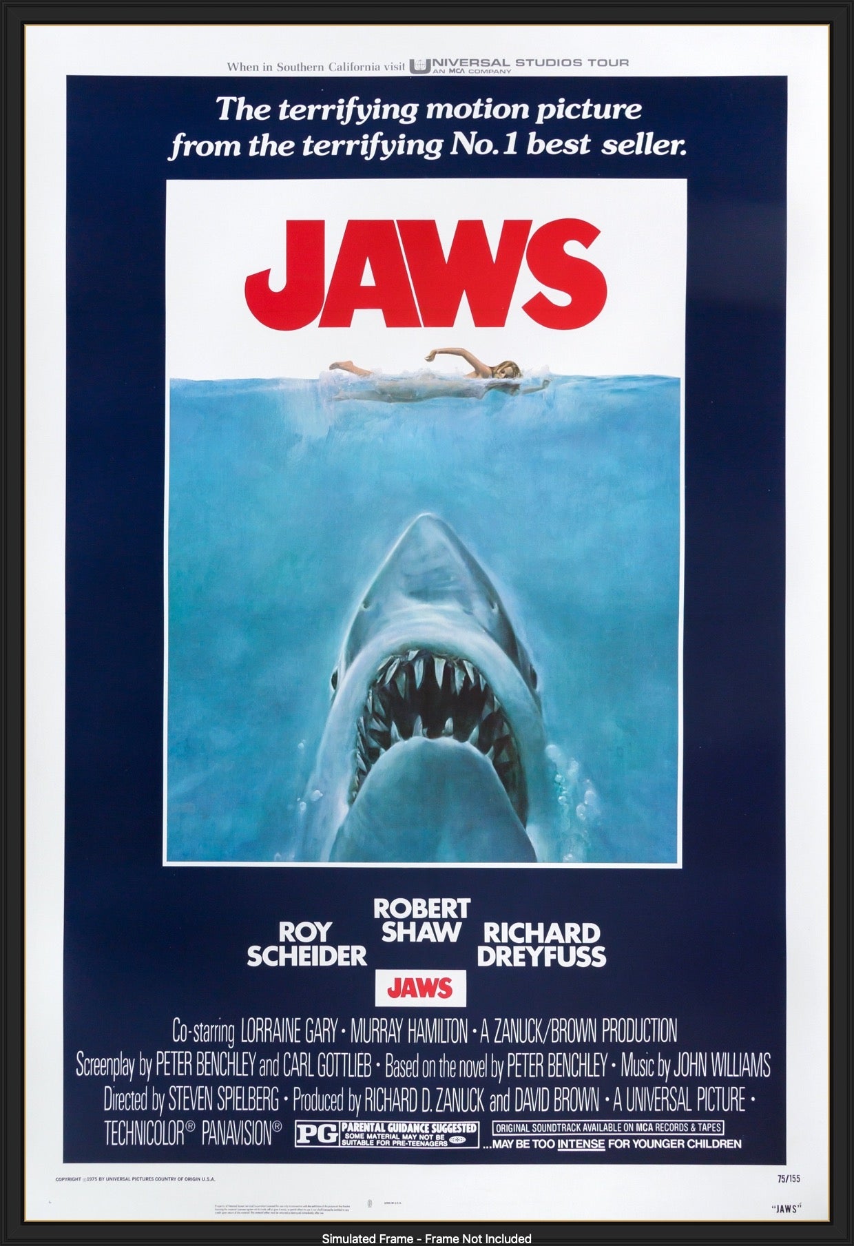 Jaws (1975) original movie poster for sale at Originalfilmart