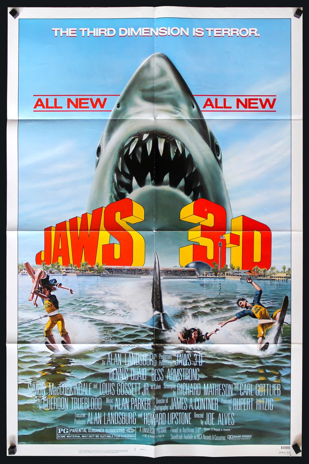 Jaws 3 (1983) original movie poster for sale at Originalfilmart