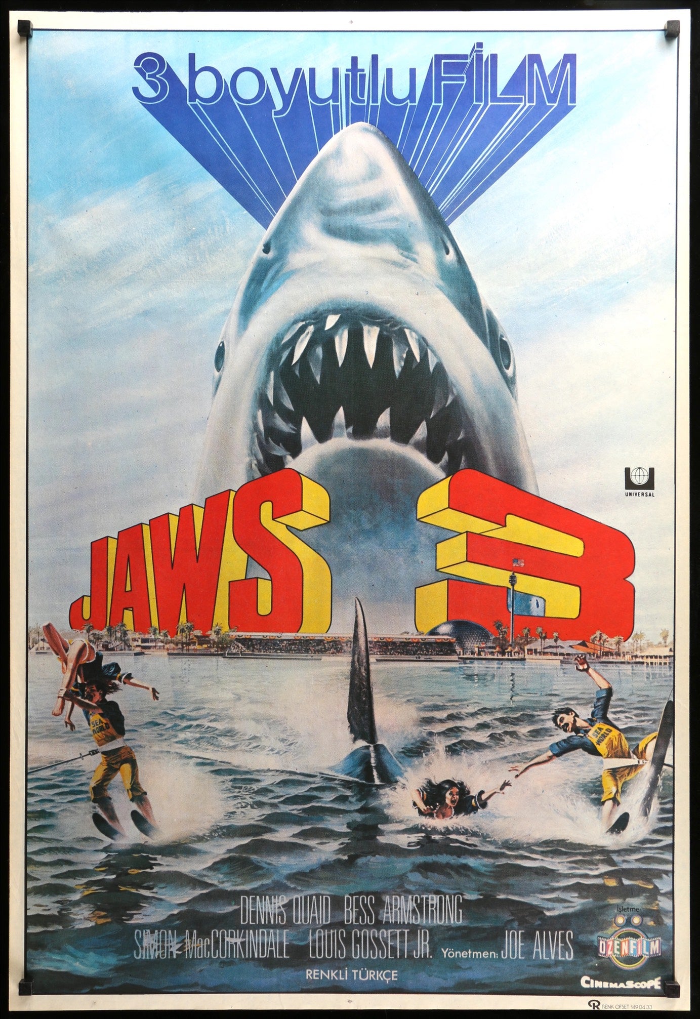 Jaws 3 (1983) original movie poster for sale at Originalfilmart