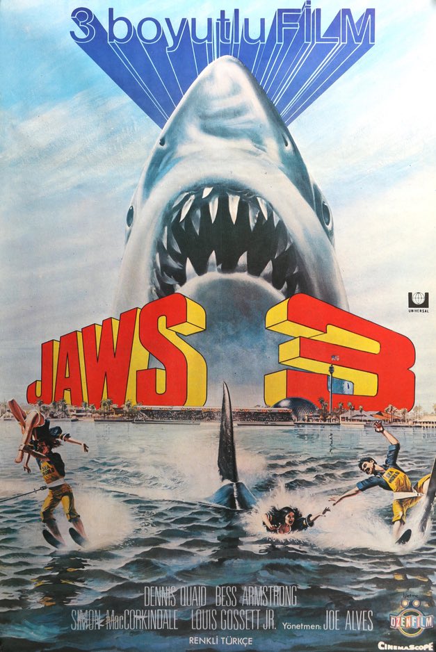Jaws 3 (1983) original movie poster for sale at Originalfilmart