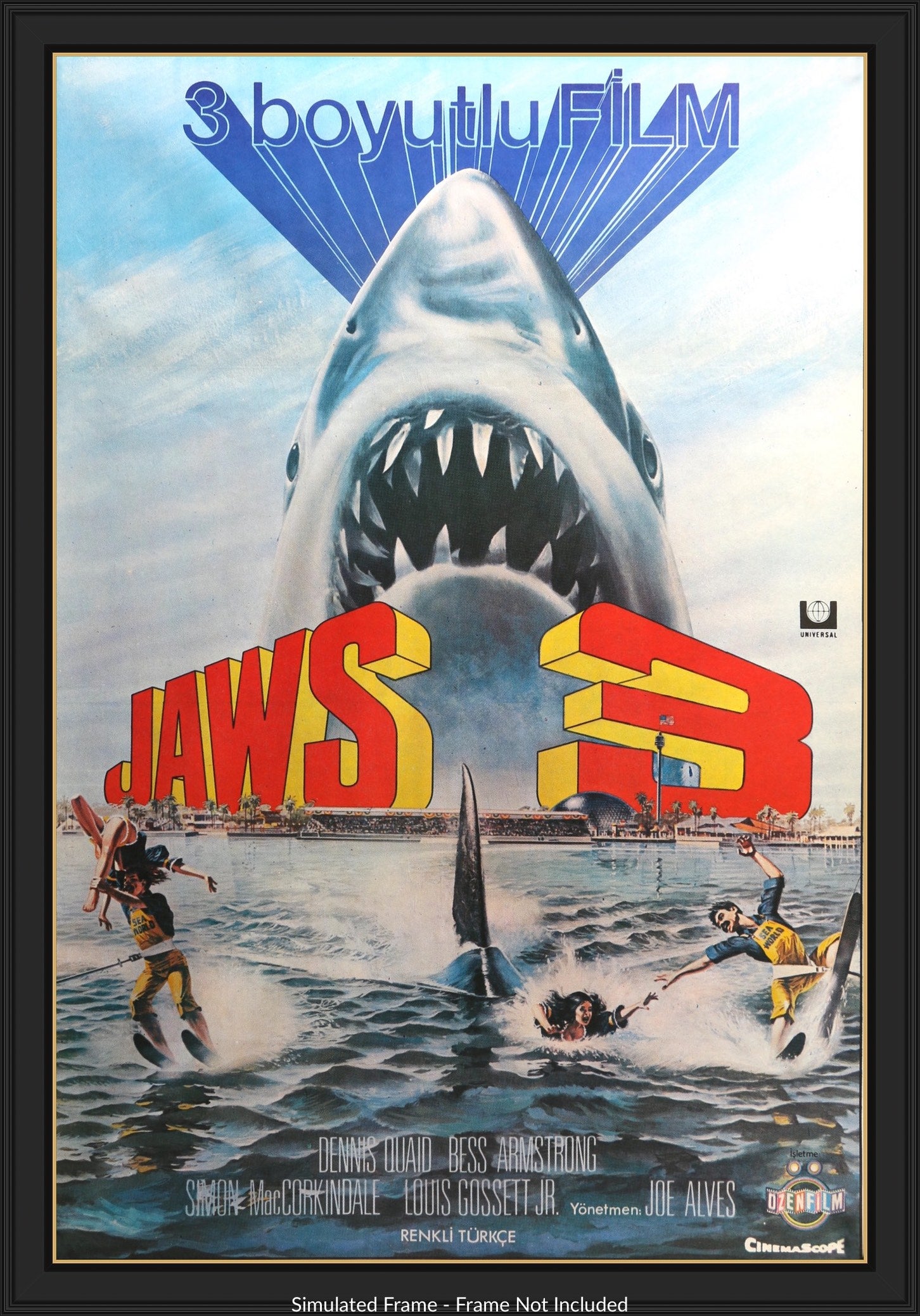 Jaws 3 (1983) original movie poster for sale at Originalfilmart