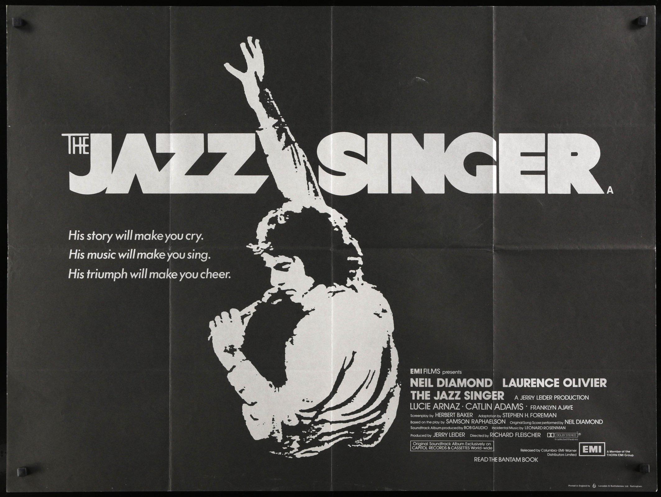 Jazz Singer (1980) original movie poster for sale at Originalfilmart