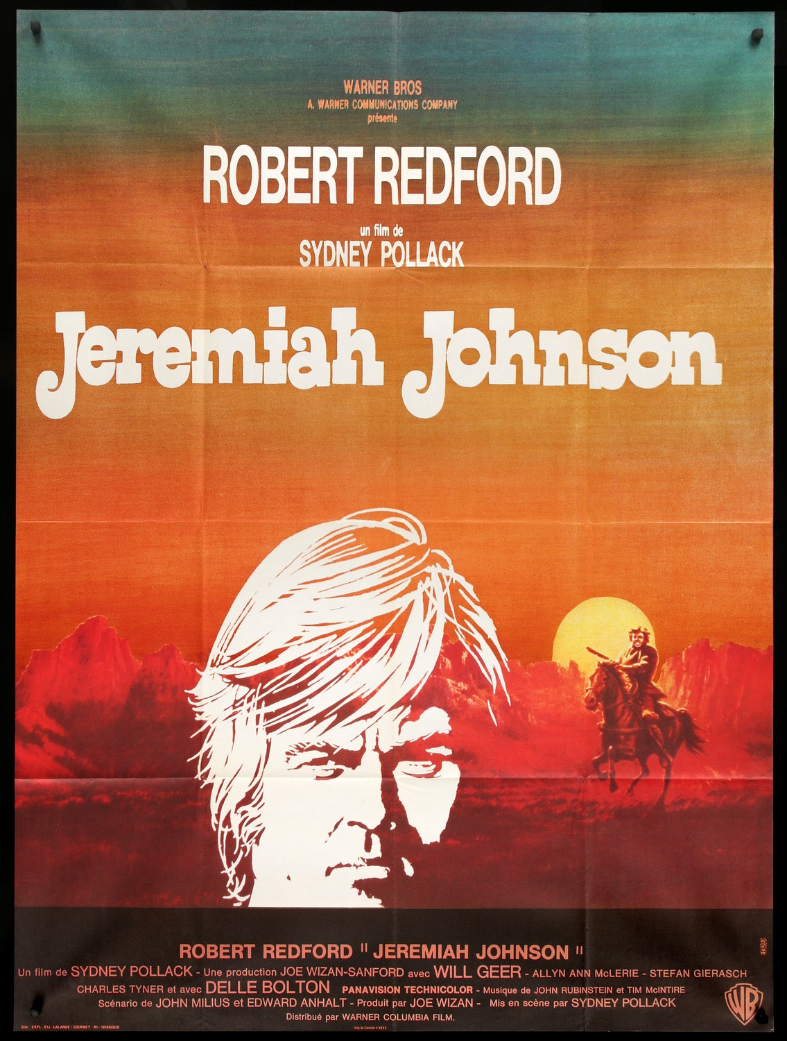 Jeremiah Johnson (1972) original movie poster for sale at Originalfilmart