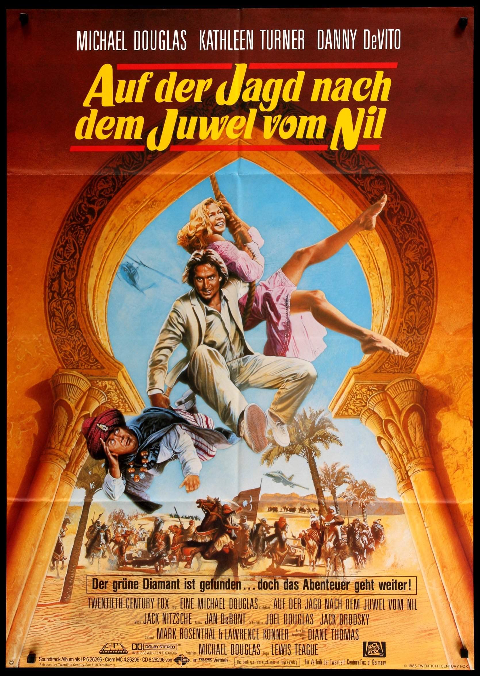 Jewel of the Nile (1985) original movie poster for sale at Originalfilmart