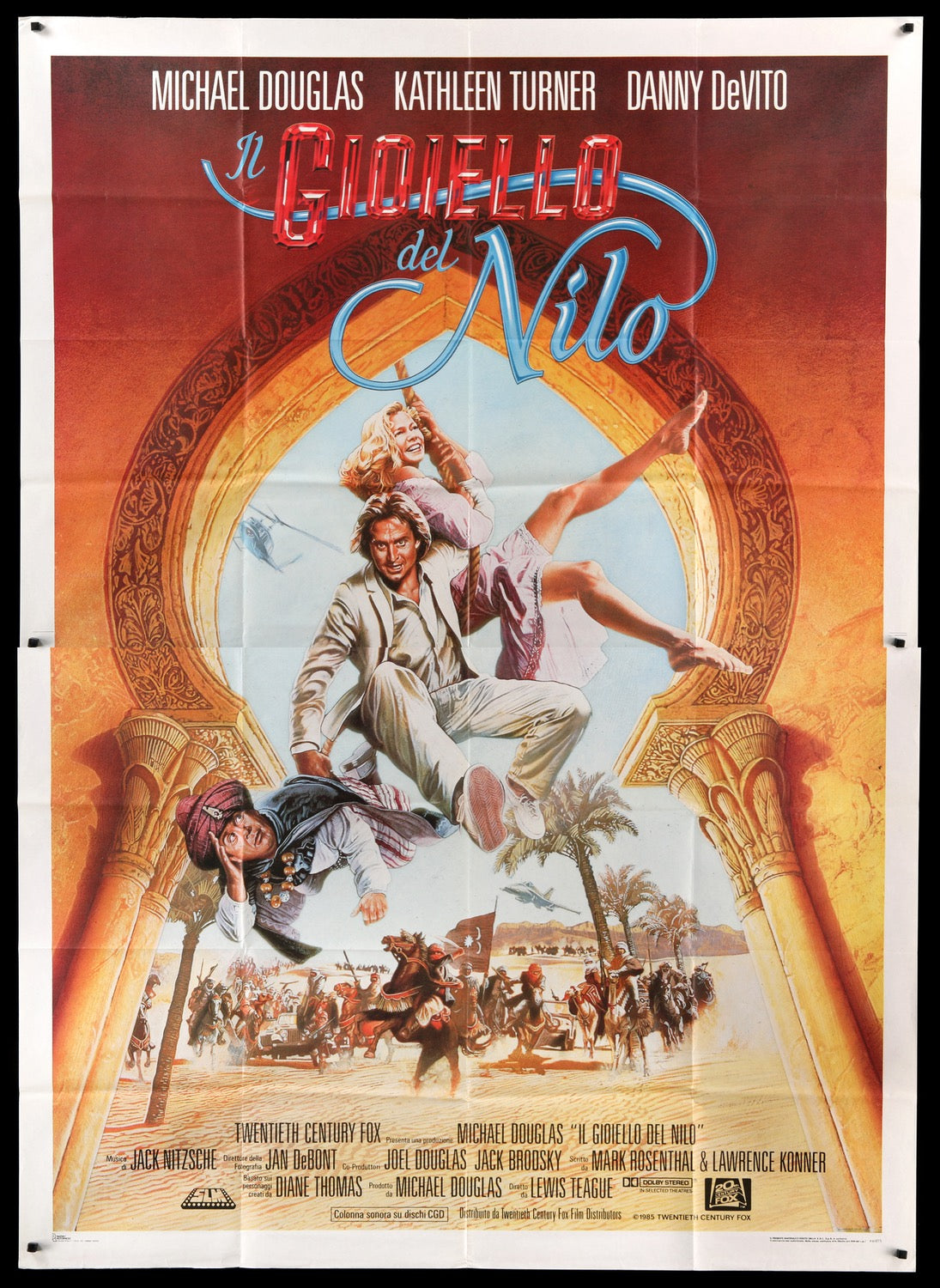 Jewel of the Nile (1985) original movie poster for sale at Originalfilmart